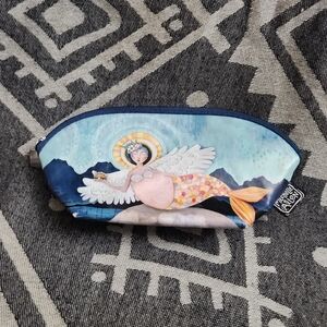 Michelle Allen Designs MermAngel Mermaid Angel Make Up Coin Zip Purse Pouch